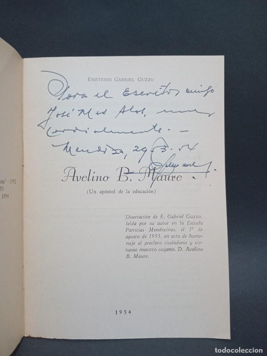 Libros de segunda mano: GABRIEL GUZZO - AVELINO B. MAURE - PRIMERA EDICION - 1954 - Foto 2