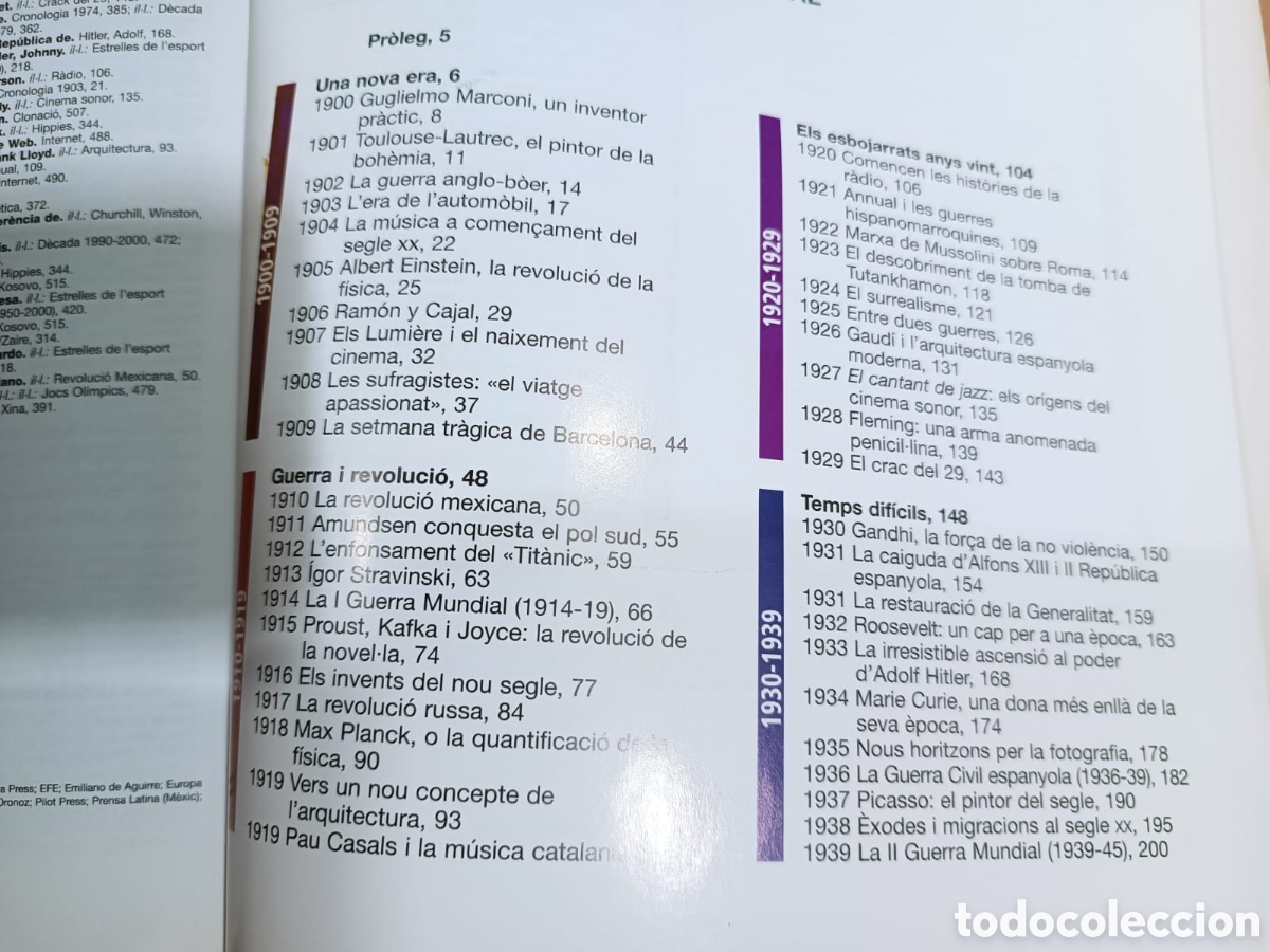 Libros de segunda mano: Panorama del segle XX, cent anys - Foto 2