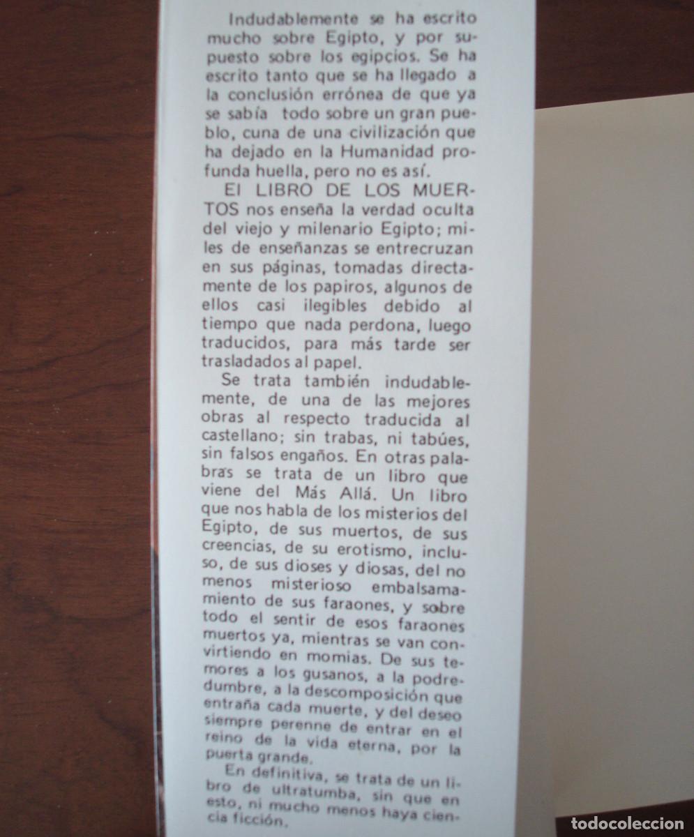 Libros de segunda mano: El Libro de los Muertos. Antiguo Egipto. Ediciones Gaviota, 1986 - Foto 2