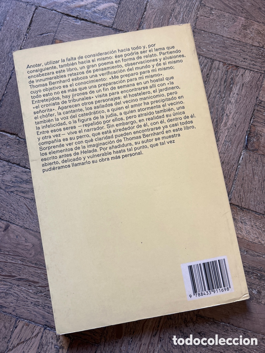 Libros de segunda mano: En las alturas - Thomas Bernhard - Anagrama (1992) - Foto 5