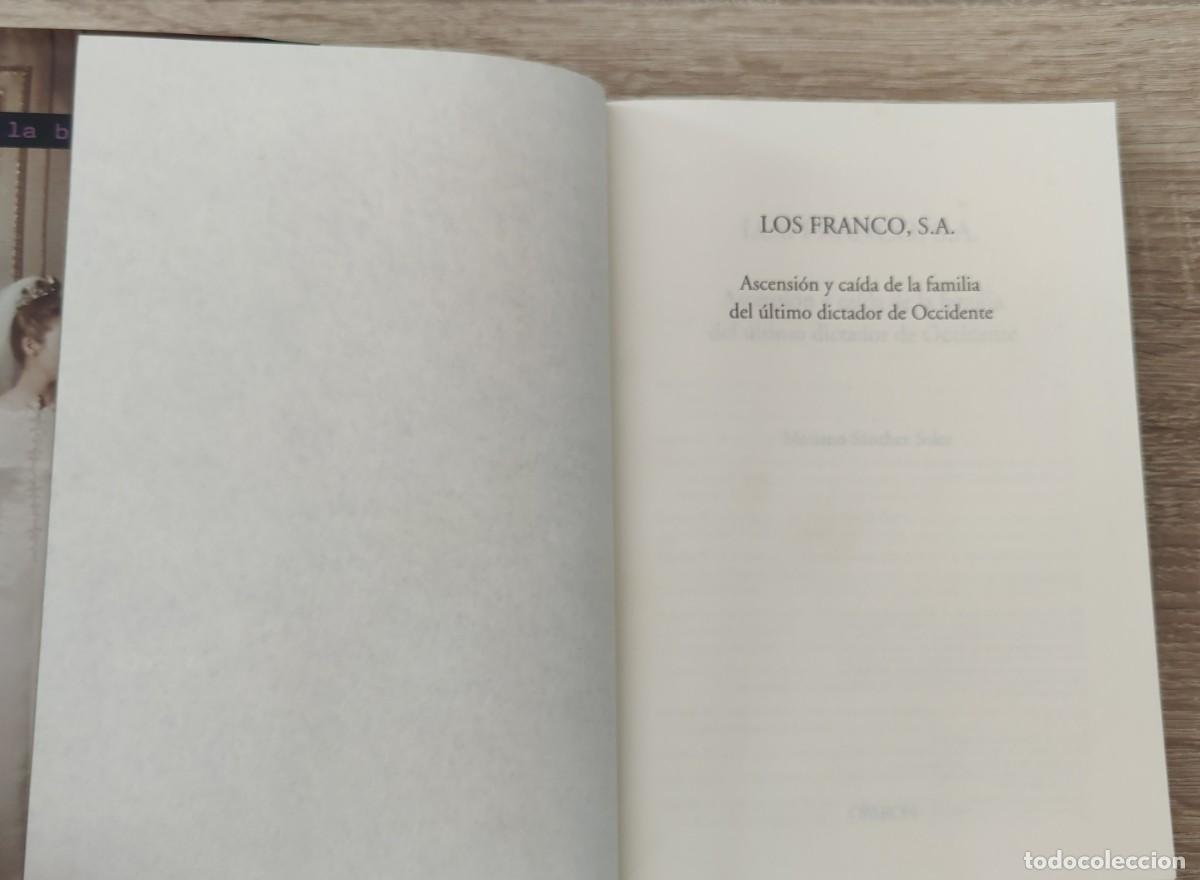 Libros de segunda mano: Libro. Los Franco S. A. De Mariano Sanchez Soler. Editorial Oberon. A&ntilde;o 2003. - Foto 4