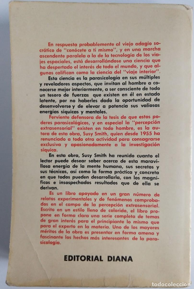 Libros de segunda mano: Susy SMITH &ndash; Como desarrollar su percepci&oacute;n extrasensorial &ndash; 1a edici&oacute;n 1974 - Foto 3