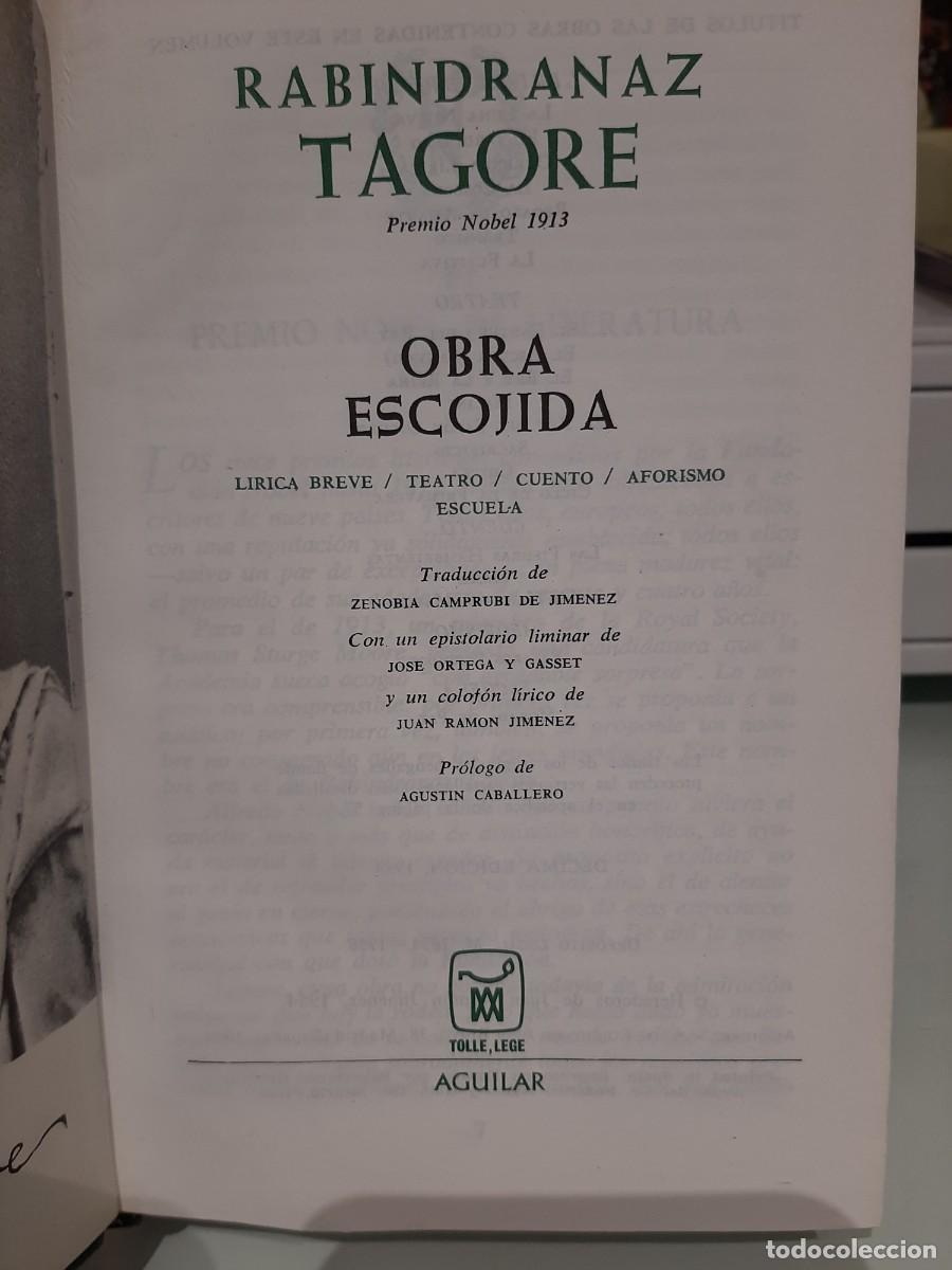 Libros de segunda mano: Rabrindanaz Tagore. Obra escojida. 10 ed. - Foto 2
