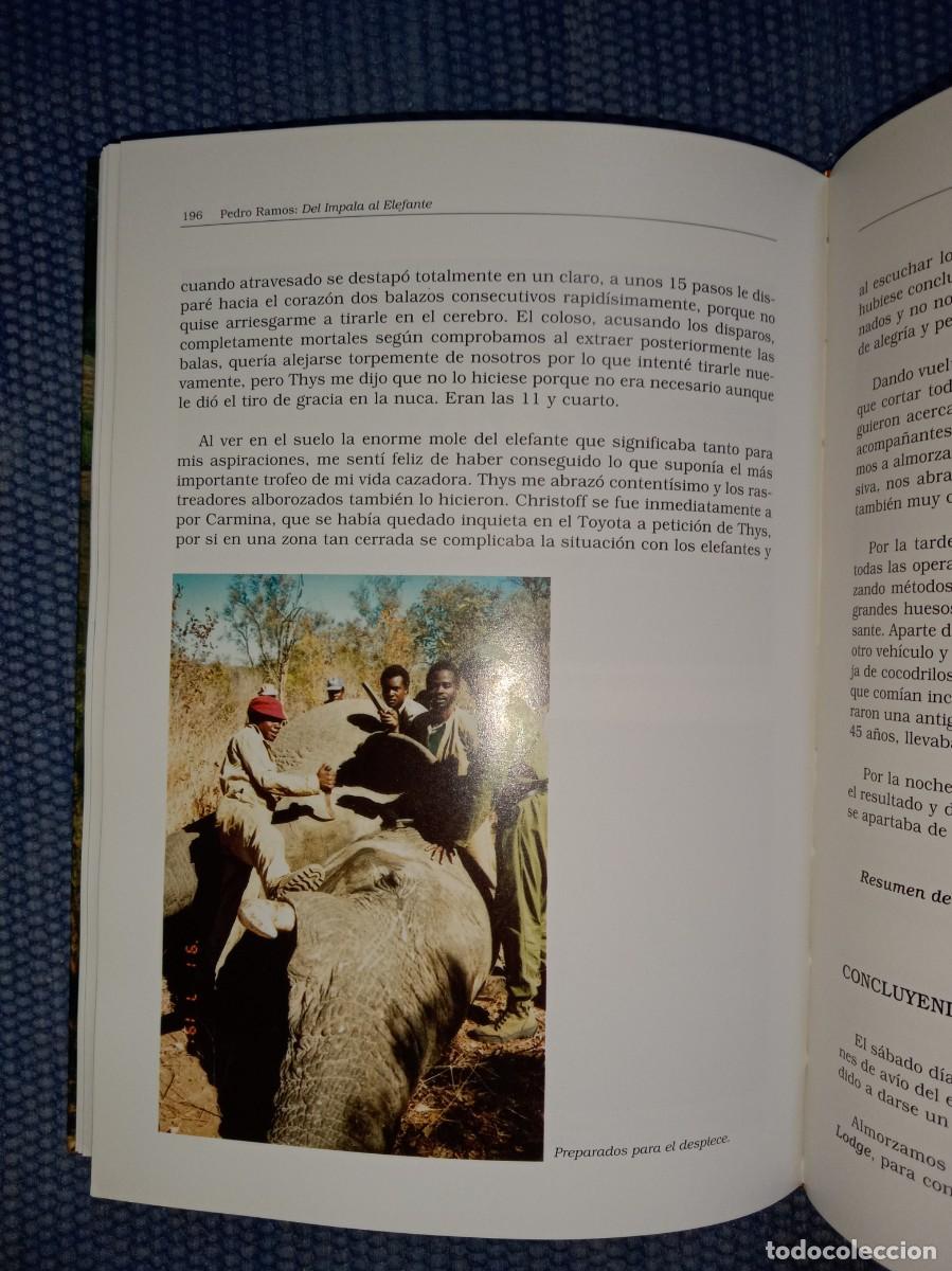 Libros de segunda mano: Del impala al elefante - Caza mayor - - Foto 5