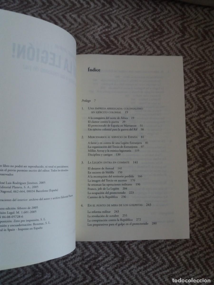 Libros de segunda mano: &iexcl;A M&Iacute; LA LEGI&Oacute;N! JOS&Eacute; LUIS RODR&Iacute;GUEZ JIM&Eacute;NEZ - Foto 3