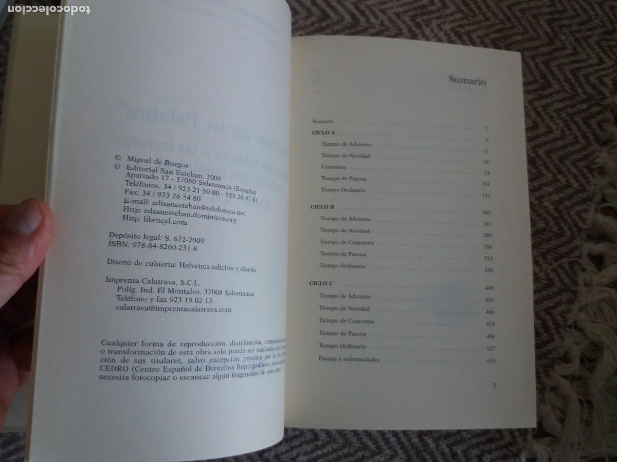 Libros de segunda mano: SEDIENTOS DE SU PALABRA. MIGUEL DE BURGOS - Foto 4