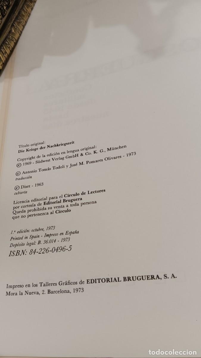Libros de segunda mano: &rdquo;&rdquo;LAS GUERRAS DE LA POSGUERRA&rdquo;&rdquo;....CHRISTIAN ZENTNER...1973.. - Foto 7