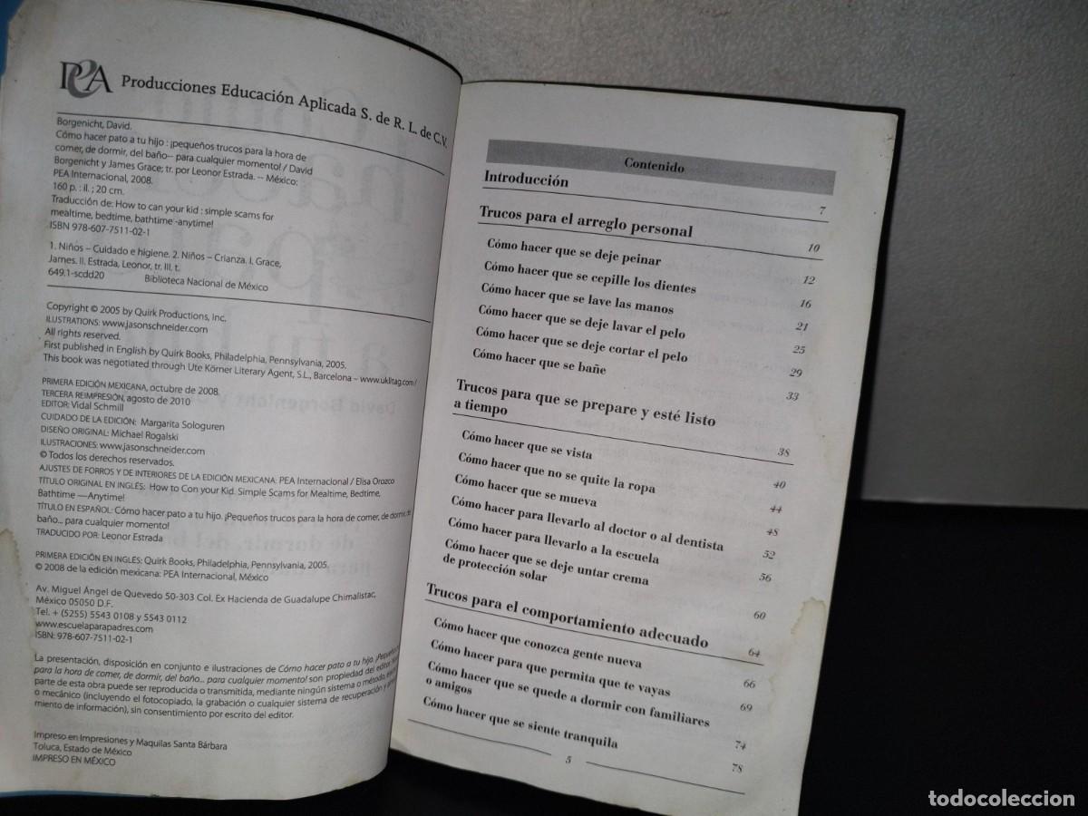 Libros de segunda mano: 120- C&Oacute;MO HACER PATO A TU HIJO. - DAVID BORGENICHT - Foto 8
