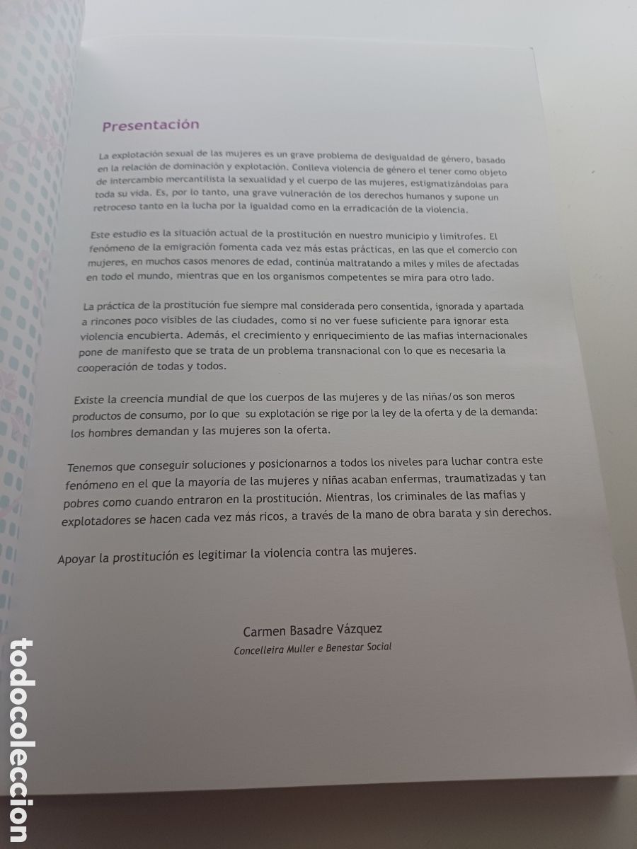 Libros de segunda mano: Informe prostituci&oacute;n Lugo Concello de Lugo Alecrin - Foto 2