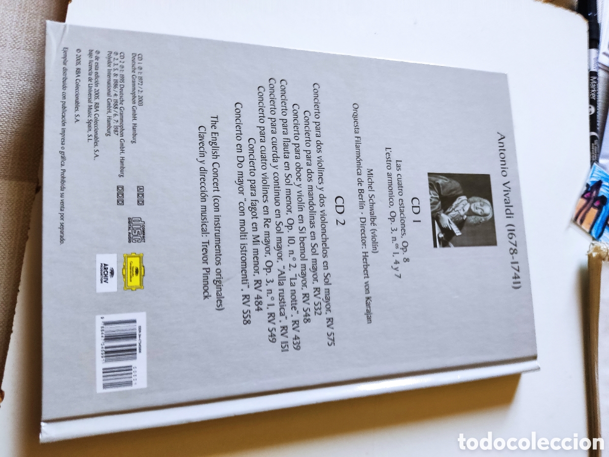 Libros de segunda mano: Libro Vivaldi con dos CDs - Foto 2