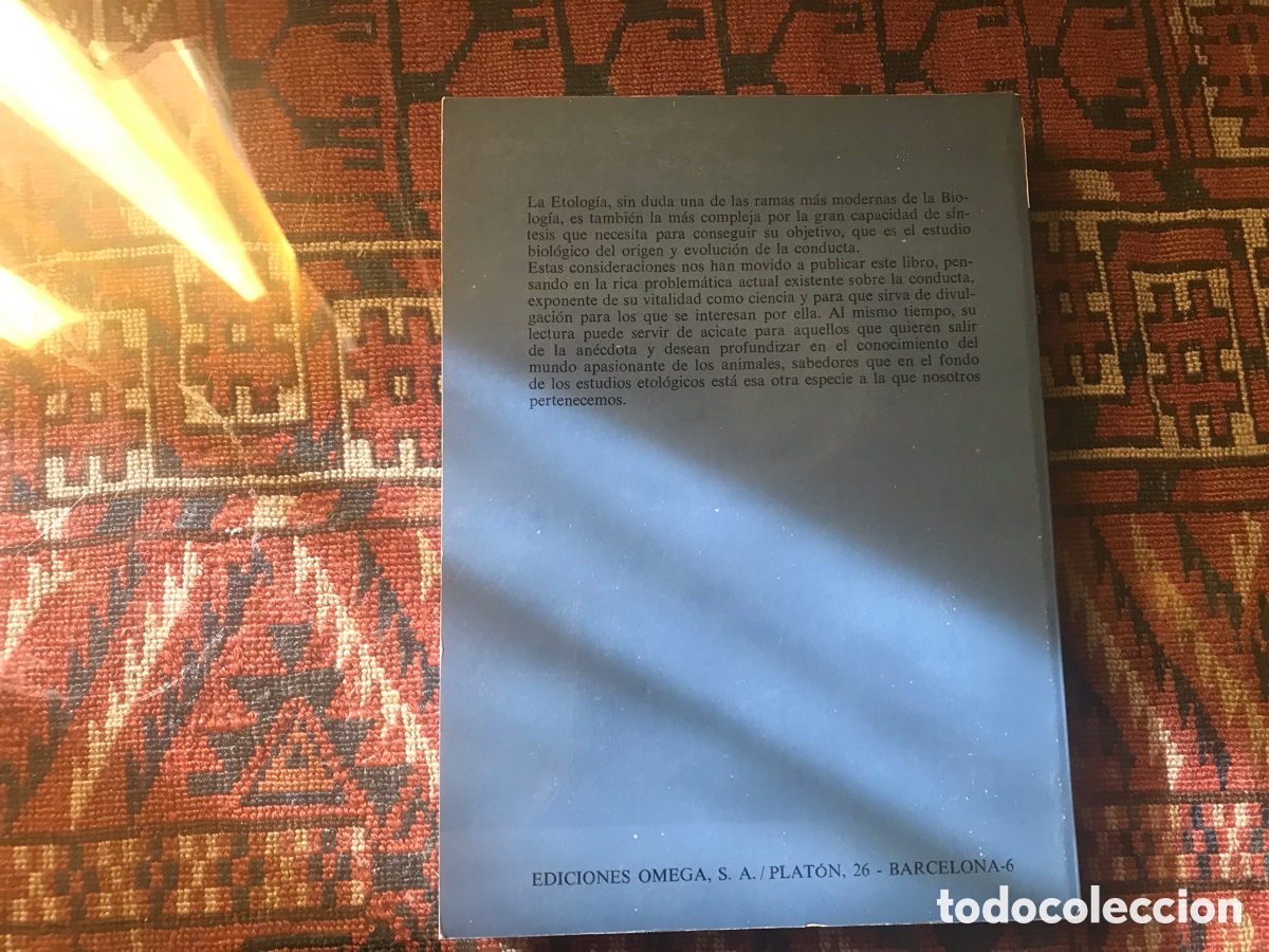Libros de segunda mano: Introducci&oacute;n a la Etolog&iacute;a. Andr&eacute;s de Haro - Foto 3