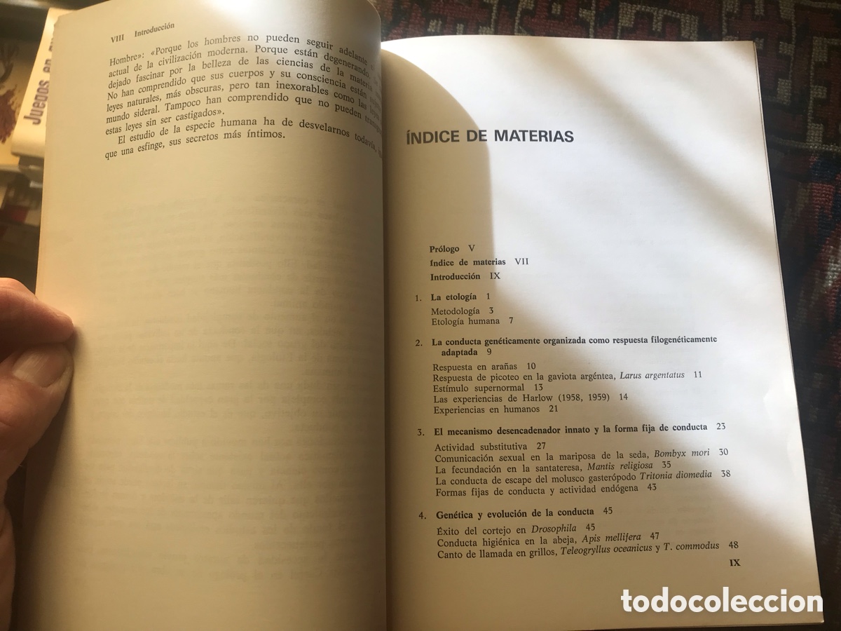 Libros de segunda mano: Introducci&oacute;n a la Etolog&iacute;a. Andr&eacute;s de Haro - Foto 5