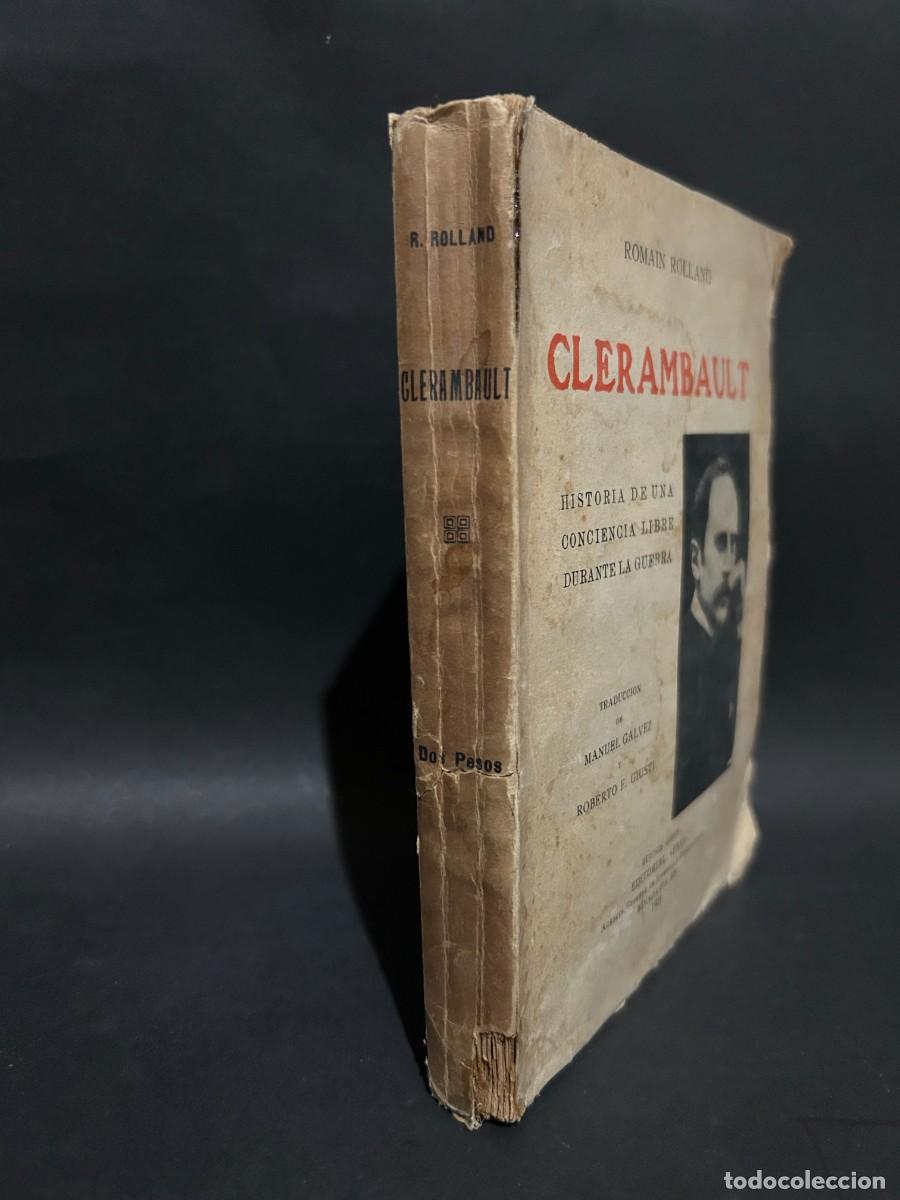 Libros de segunda mano: ROMAIN ROLLAND - CLERAMBAULT - PRIMERA EDICI&Oacute;N EN ESPA&Ntilde;OL - 1921 - Foto 2