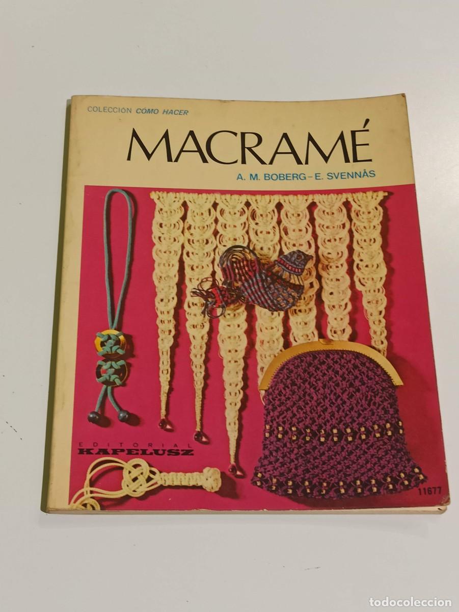 Libros de segunda mano: Lote libro y revista macrame - Foto 2
