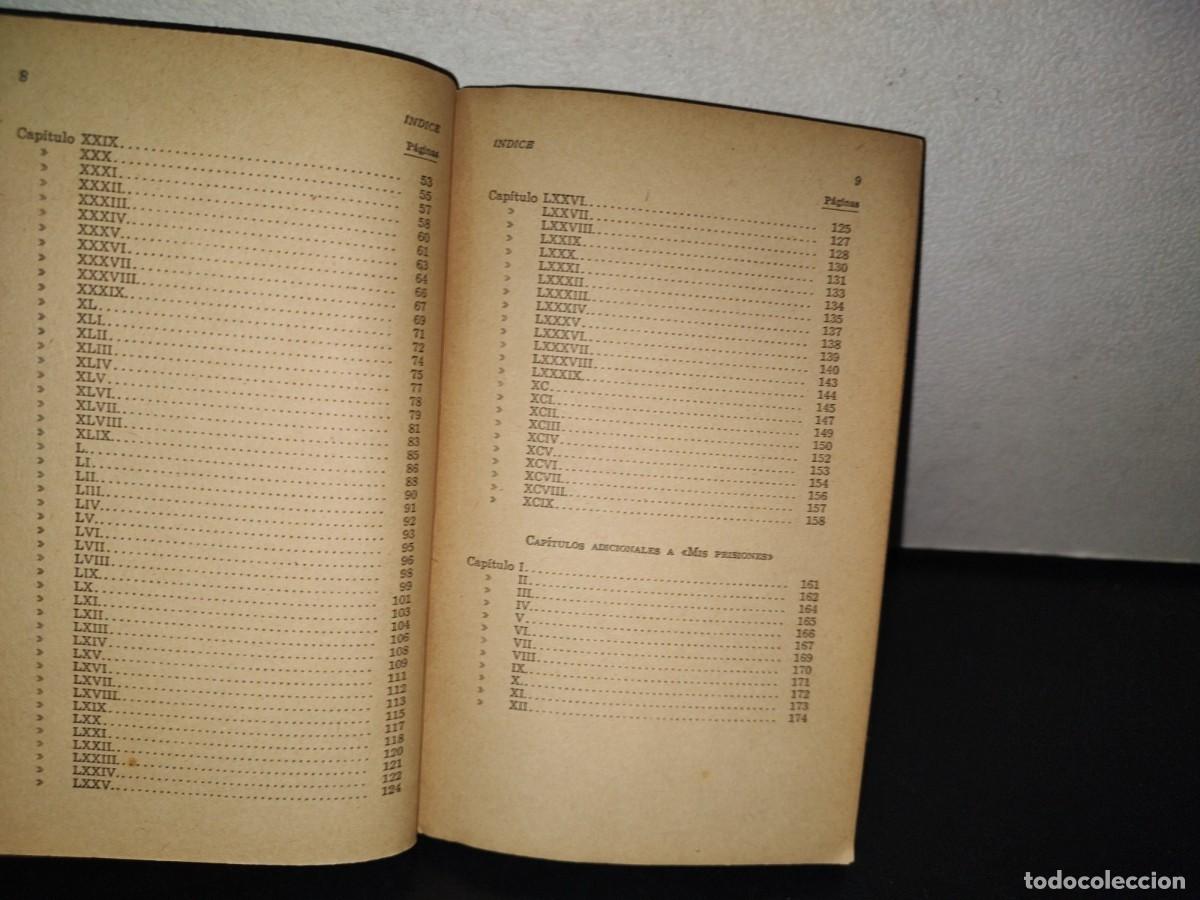 Libros de segunda mano: 119- MIS PRISIONES - SILVIO PELLICO - COLECCI&Oacute;N AUSTRAL - 1962 - Foto 6
