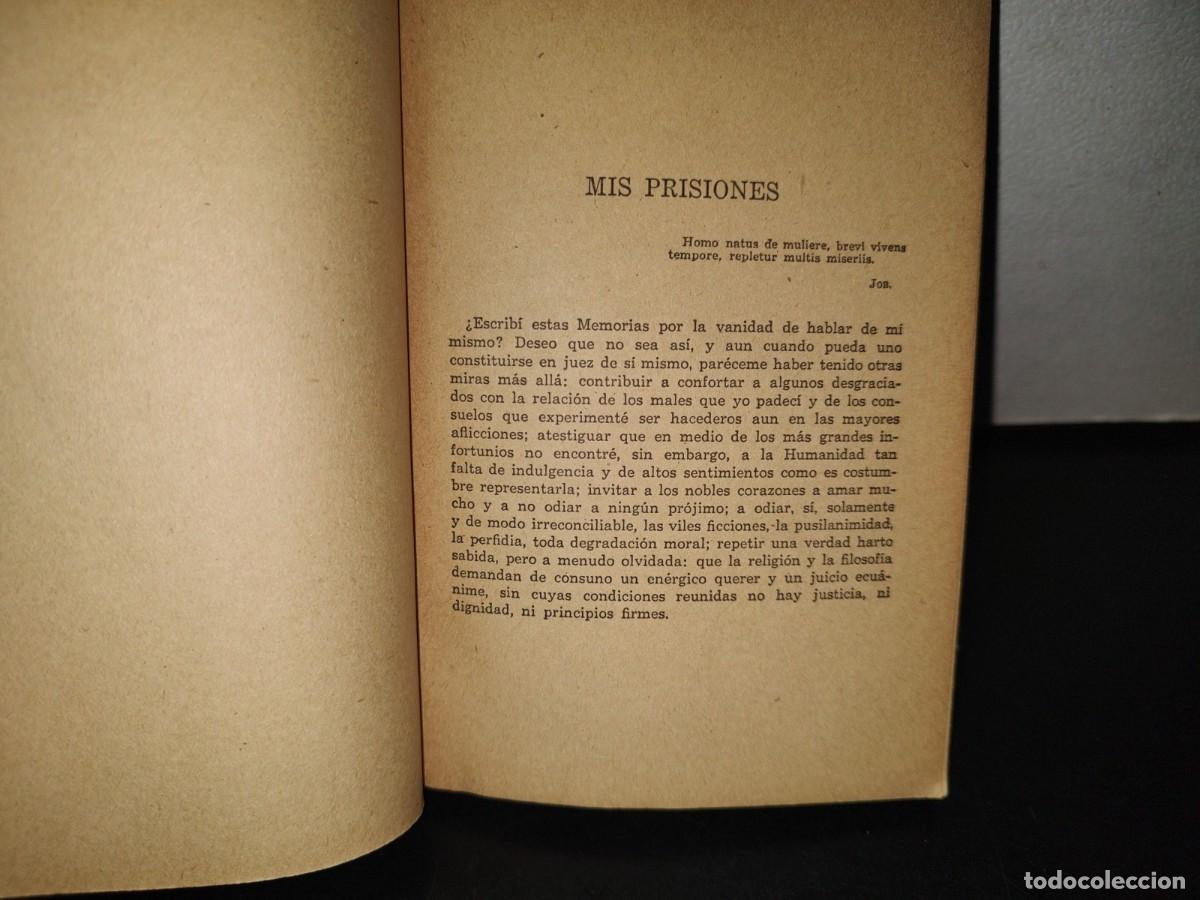 Libros de segunda mano: 119- MIS PRISIONES - SILVIO PELLICO - COLECCI&Oacute;N AUSTRAL - 1962 - Foto 7