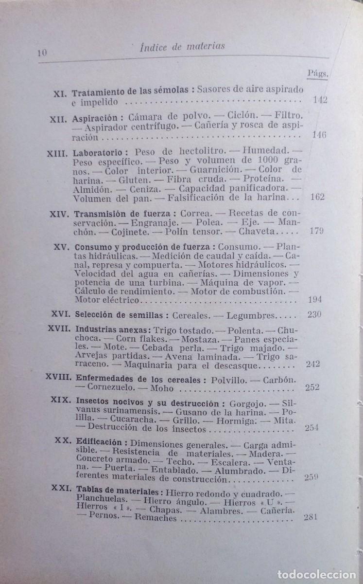 Libros de segunda mano: LA IND&Uacute;STRIA MOLINERA - C. ANDRAE M. - EDITORIAL LABOR - 1&ordf; ed. - 1940 - Foto 8