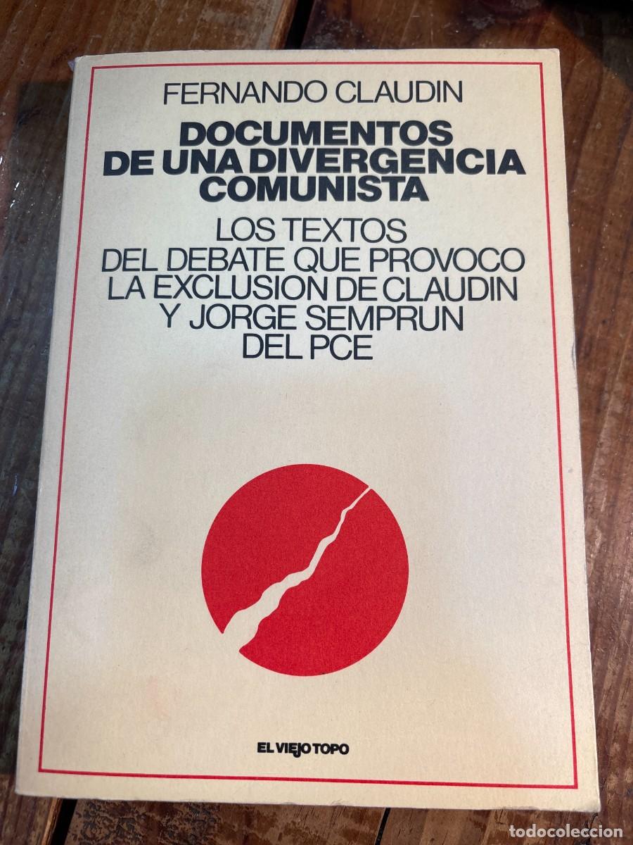 Libros de segunda mano: Documentos de una divergencia comunista (Spanish Edition) - Foto 1