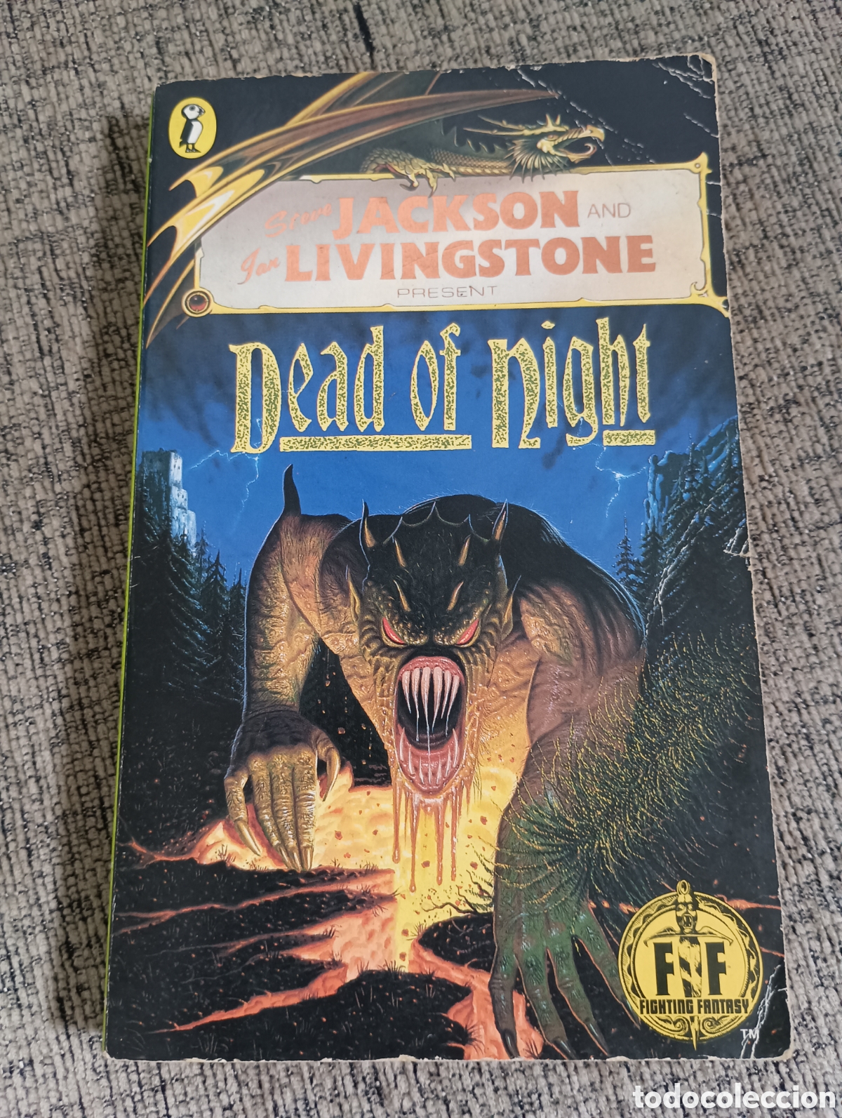 Second hand books: Libro DEAD OF NIGHT - Fighting Fantasy GameBook n&ordm; 40. Primera edici&oacute;n 1989. En muy buen estado.