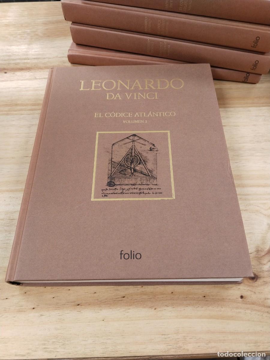 Libros de segunda mano: El C&oacute;dice Atl&aacute;ntico - Leornardo da Vinci. Editorial Folio - Foto 4