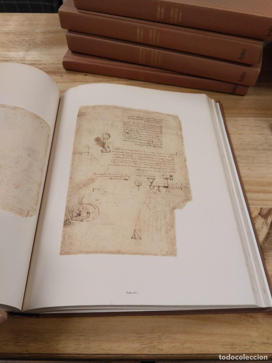 Libros de segunda mano: El C&oacute;dice Atl&aacute;ntico - Leornardo da Vinci. Editorial Folio - Foto 8