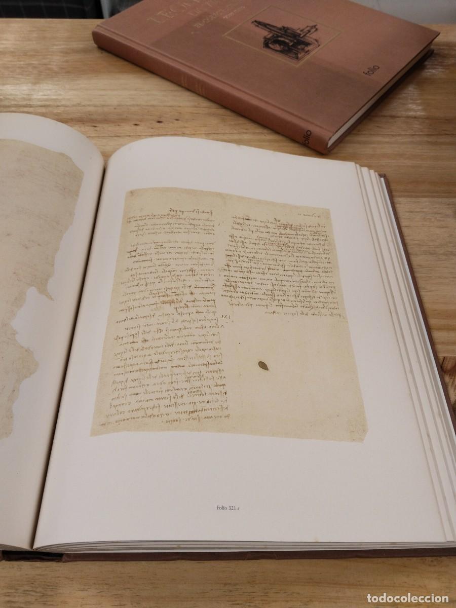 Libros de segunda mano: El C&oacute;dice Atl&aacute;ntico - Leornardo da Vinci. Editorial Folio - Foto 16