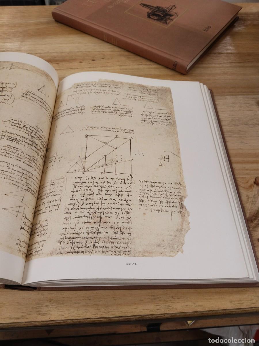Libros de segunda mano: El C&oacute;dice Atl&aacute;ntico - Leornardo da Vinci. Editorial Folio - Foto 23