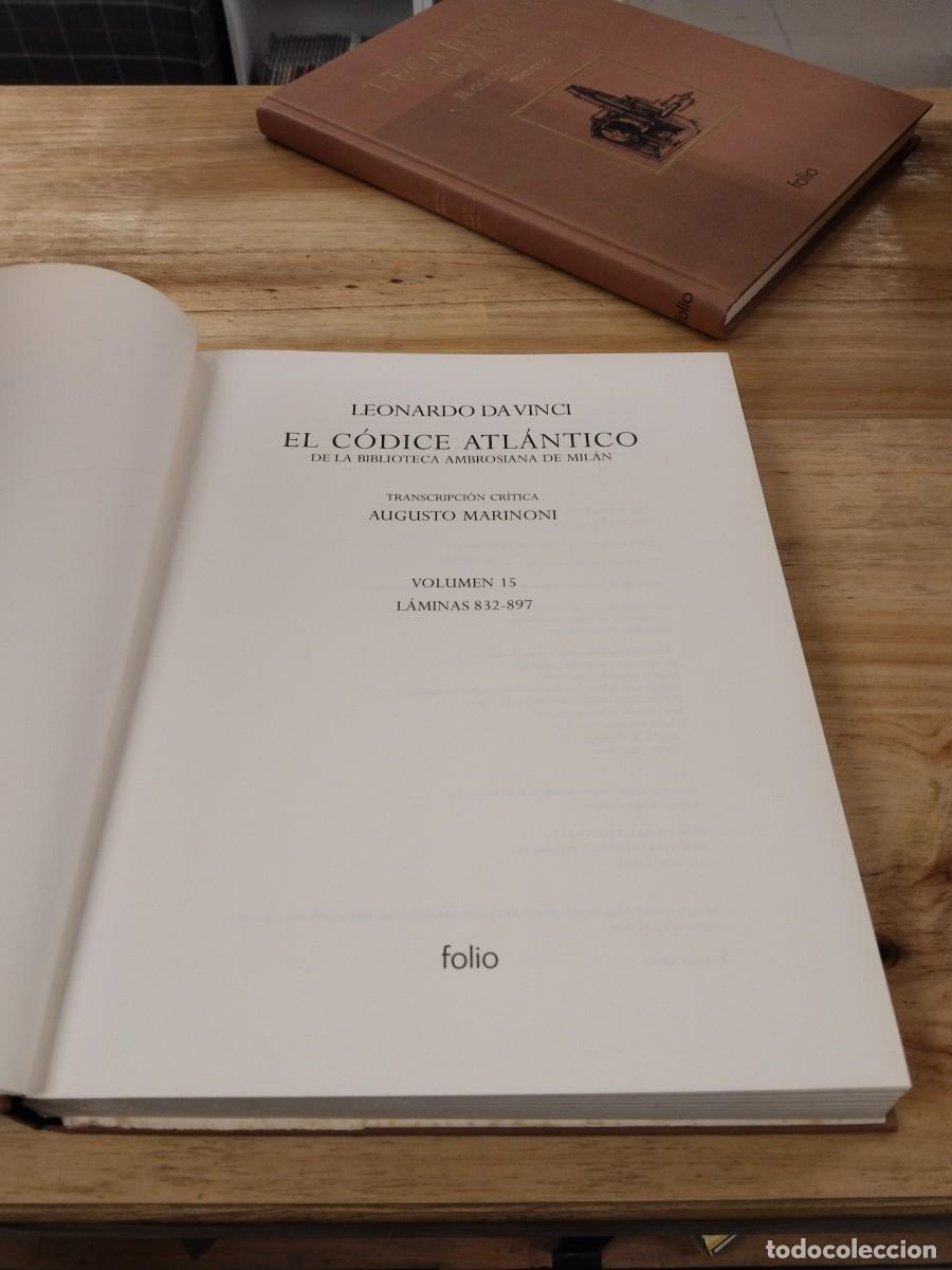 Libros de segunda mano: El C&oacute;dice Atl&aacute;ntico - Leornardo da Vinci. Editorial Folio - Foto 24