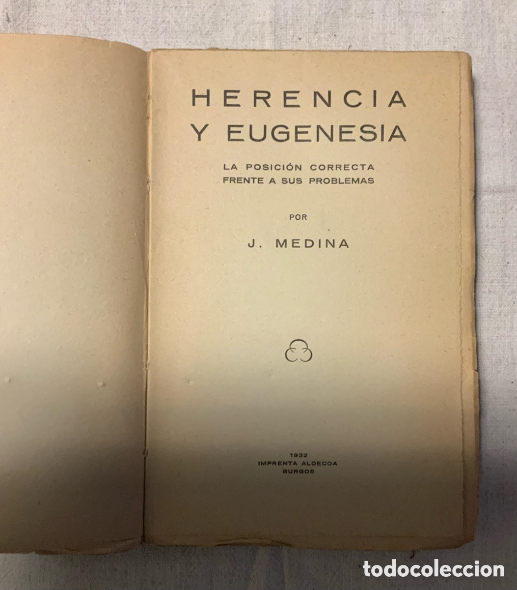Libros de segunda mano: Herencia y eugenesia. J. Medina - Foto 3