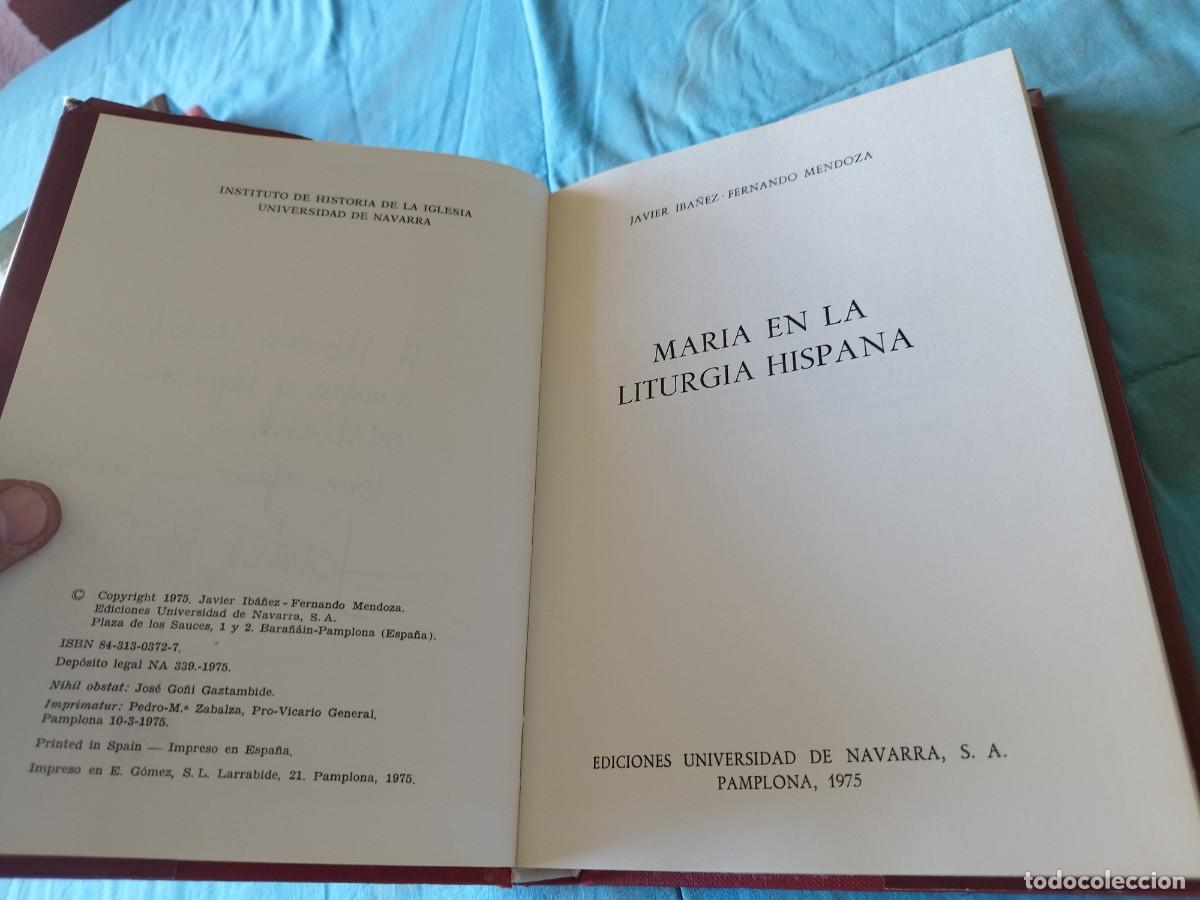 Libros de segunda mano: MARIA EN LA LITURGIA HISPANA / VVAA / EVA 249 / EUNSA - Foto 6