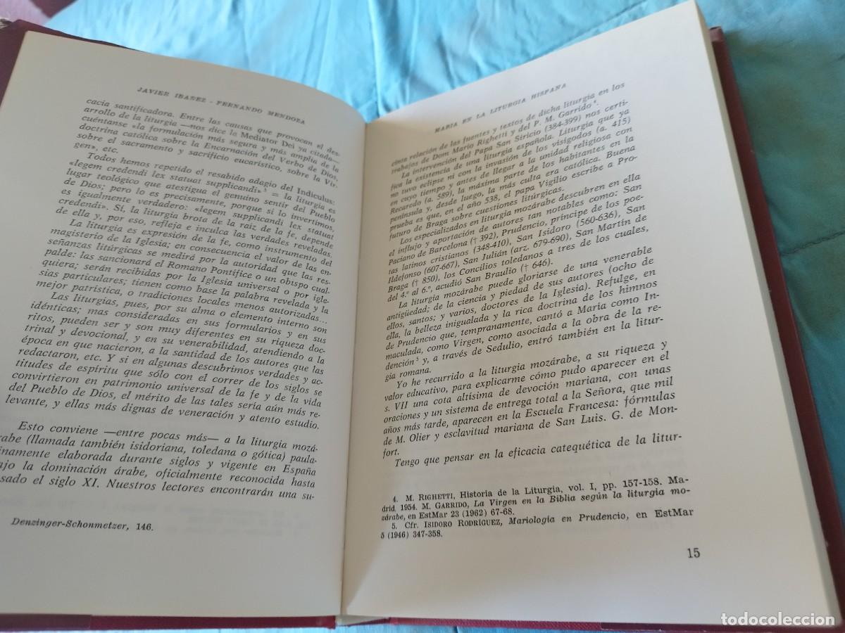 Libros de segunda mano: MARIA EN LA LITURGIA HISPANA / VVAA / EVA 249 / EUNSA - Foto 11
