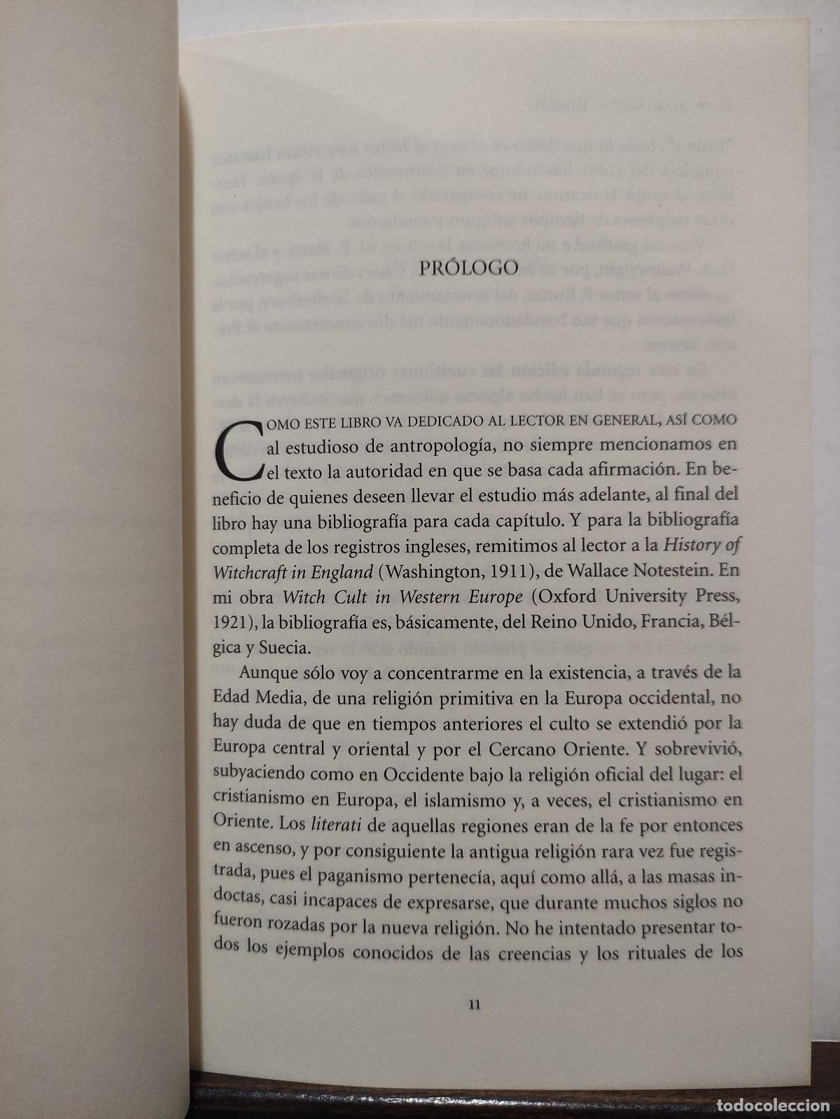 Libros de segunda mano: EL DIOS DE LOS BRUJOS - MARGARET A. MURRAY - Foto 4