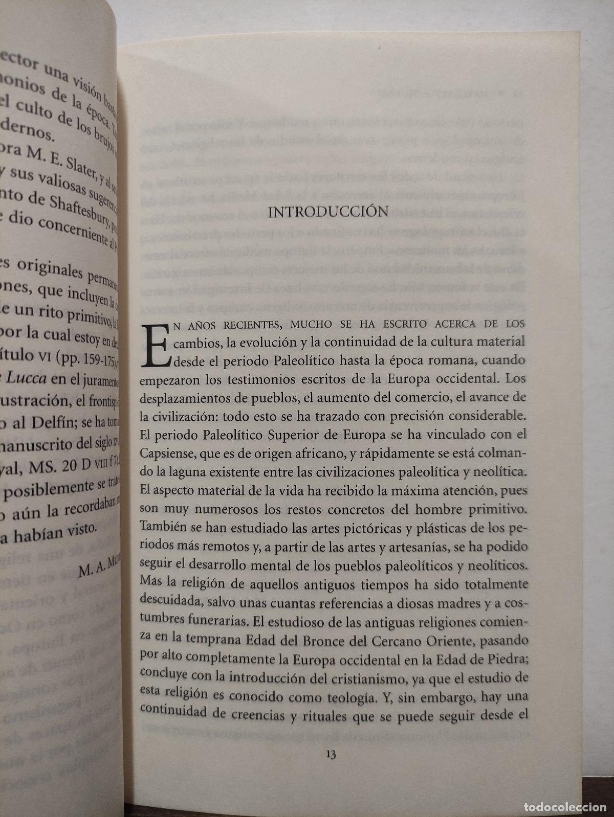 Libros de segunda mano: EL DIOS DE LOS BRUJOS - MARGARET A. MURRAY - Foto 5