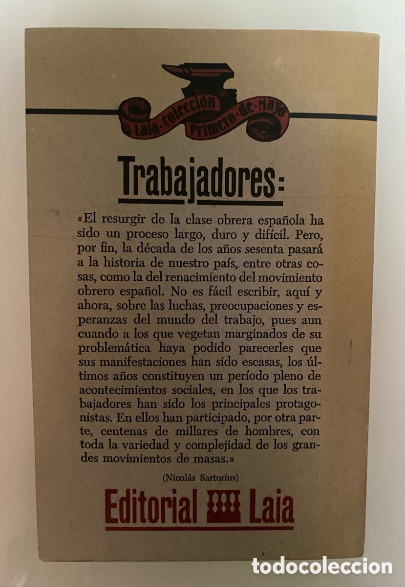 Libros de segunda mano: El resurgir del movimiento obrero - SARTORIUS, Nicol&aacute;s - Foto 2