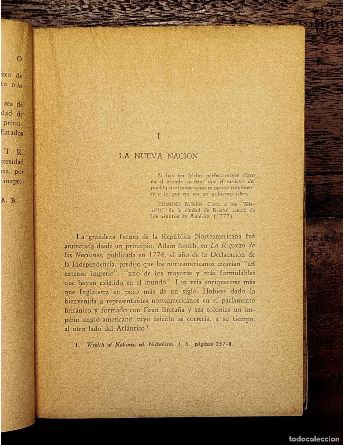 Libros de segunda mano: LOS ESTADOS UNIDOS. BENIANS, E. A. Ediciones Siglo Veinte. 1947. - Foto 3