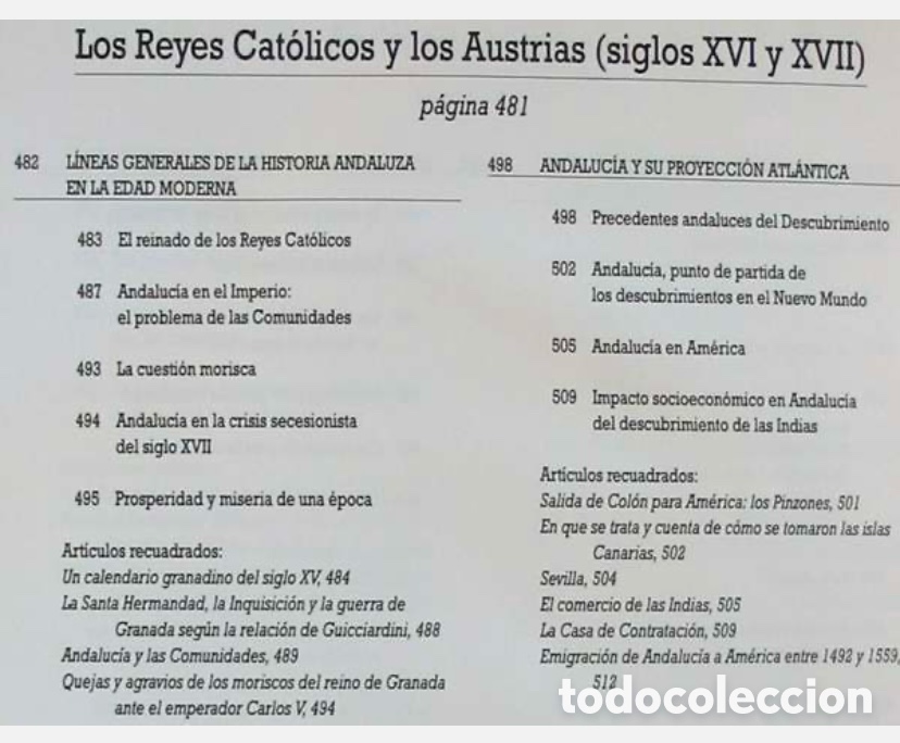 Libros de segunda mano: Historia de Andaluc&iacute;a. 3 vol&uacute;menes. - Foto 12