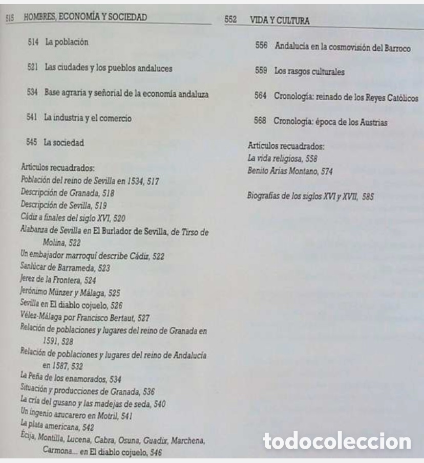 Libros de segunda mano: Historia de Andaluc&iacute;a. 3 vol&uacute;menes. - Foto 13