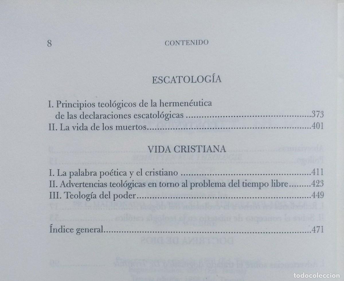 Libros de segunda mano: ESCRITOS DE TEOLOG&Iacute;A - Vol. IV - KARL RAHNER. - Foto 3