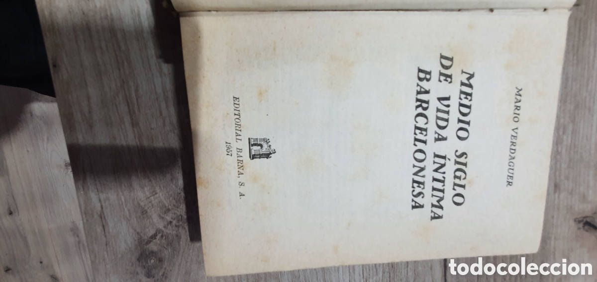 Libros de segunda mano: Medio Siglo de Vida Barcelonesa - Foto 2