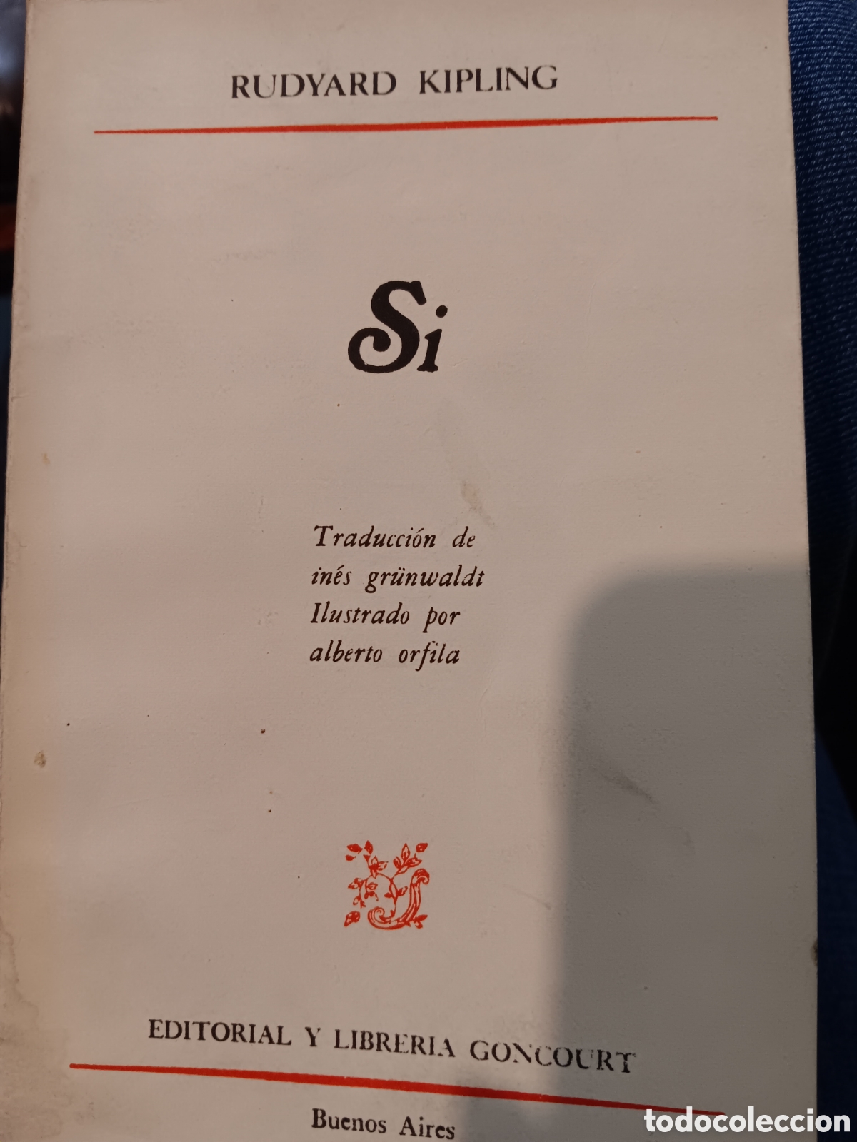 Libros de segunda mano: Rudyard Kipling. SI. Edici&oacute;n rara - Foto 1