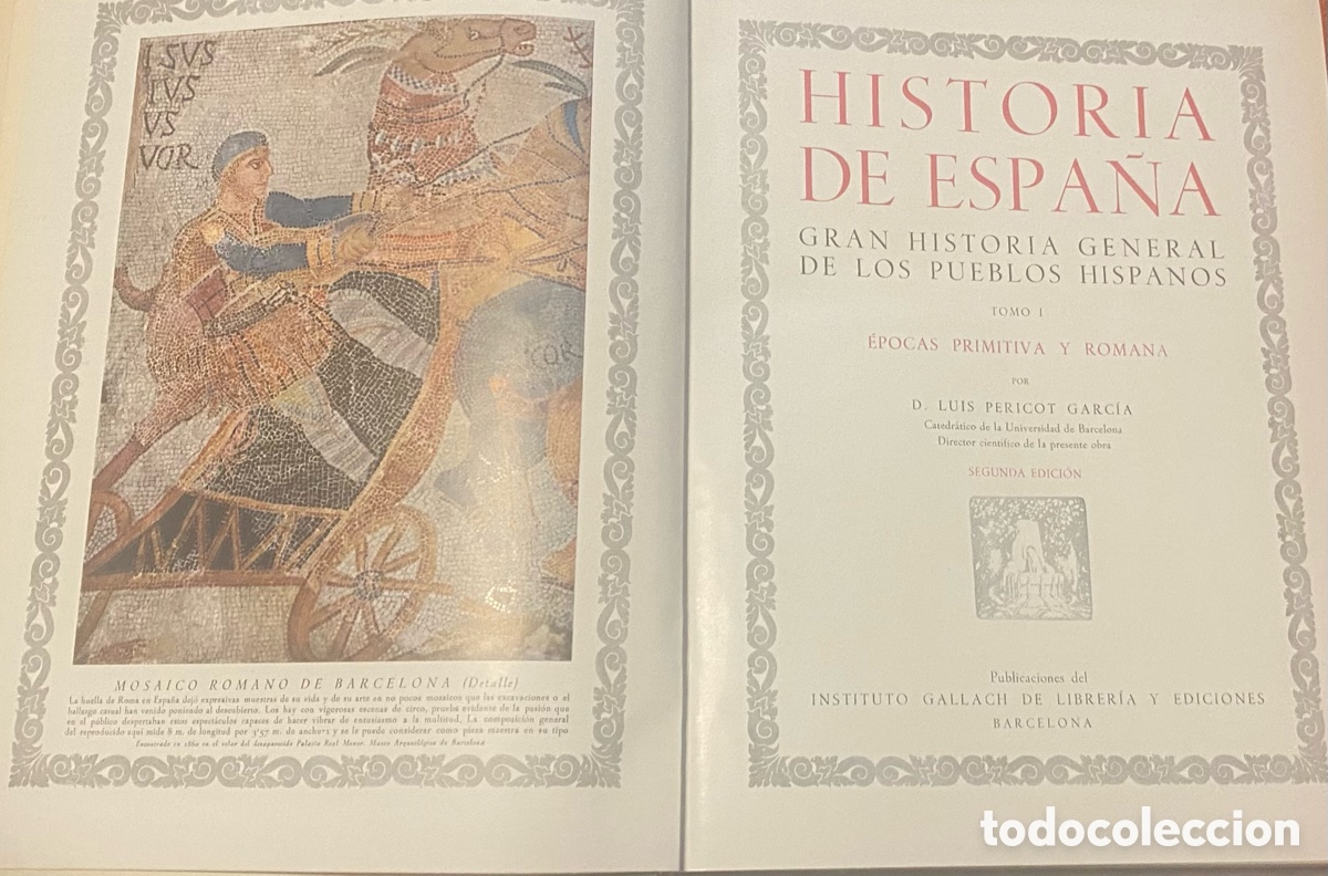Libros de segunda mano: Historia de Espa&ntilde;a. Instituto Gallach. 6 tomos - Foto 3