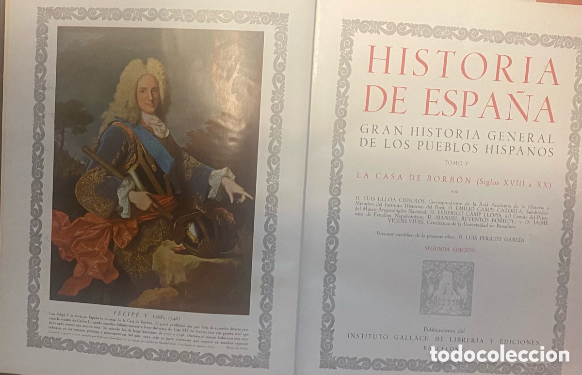 Libros de segunda mano: Historia de Espa&ntilde;a. Instituto Gallach. 6 tomos - Foto 11