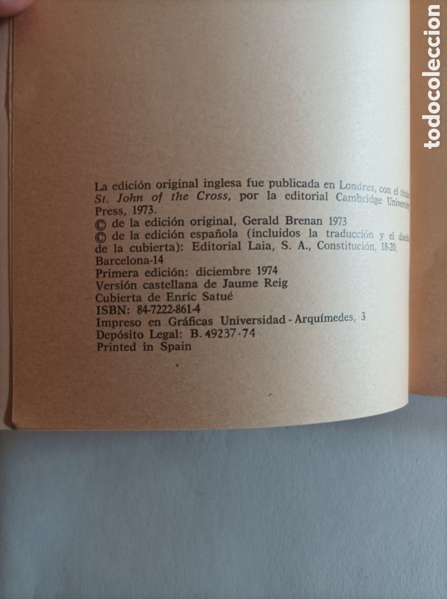 Libros de segunda mano: San Juan de la Cruz / Gerald Brenan. - Foto 3