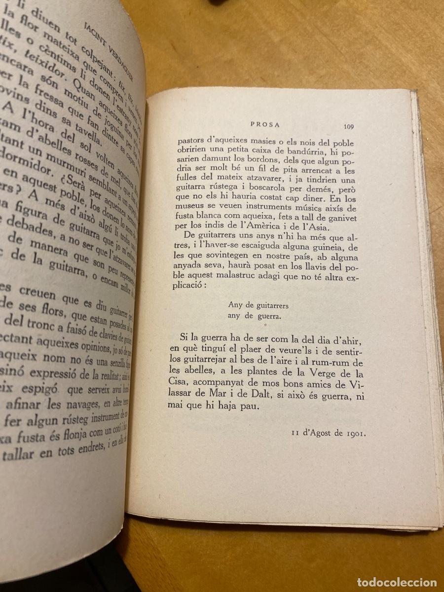Libros de segunda mano: PROSA. JACINT VERDAGUER . TRIA PER JOSEP M&ordf; CAPDEVILA. 1936 - Foto 4