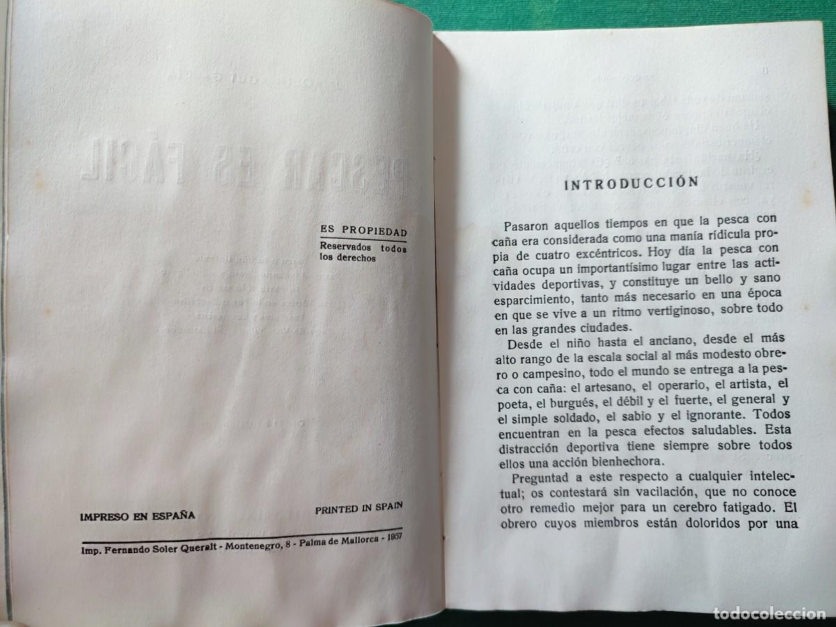 Libros de segunda mano: Pescar es Facil - Joaqu&iacute;n Agut. Editorial Sintes, 1957 - Foto 4
