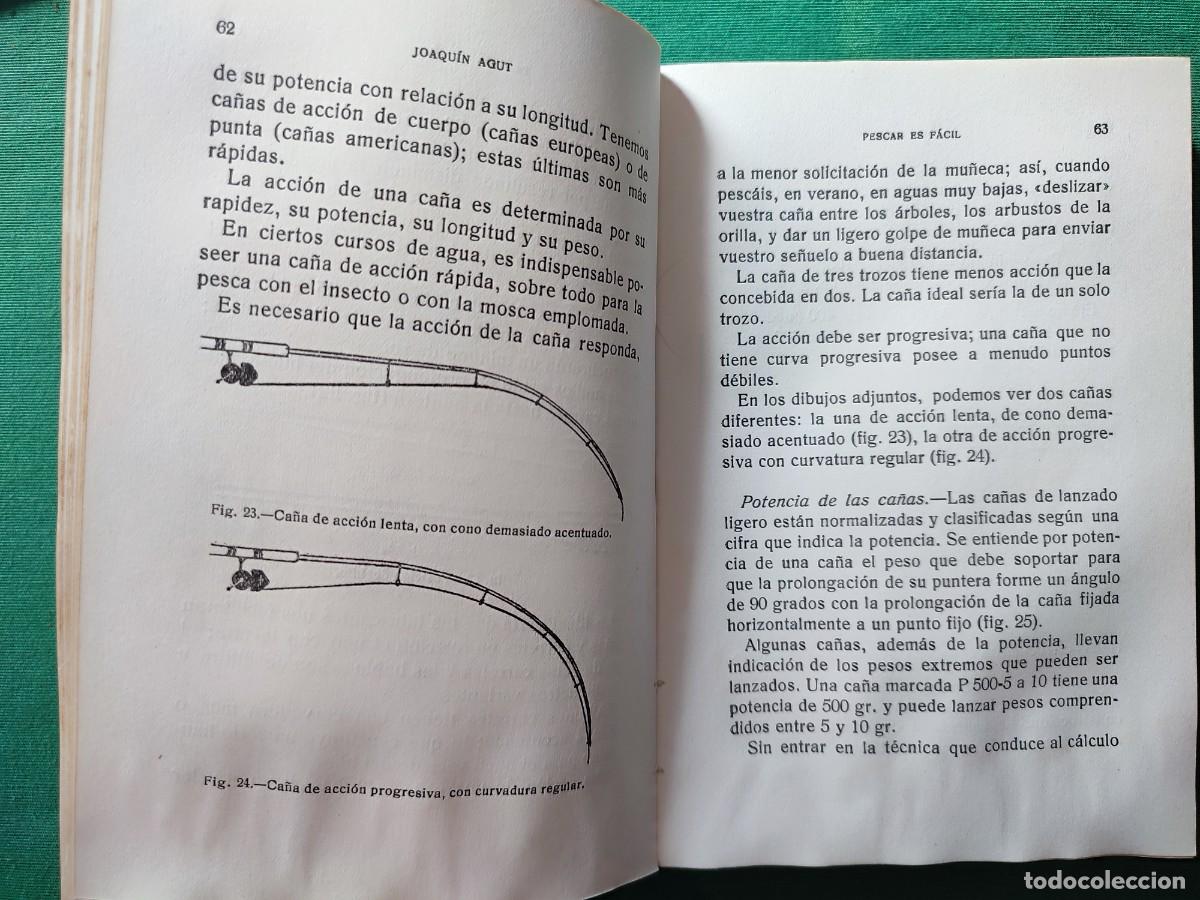Libros de segunda mano: Pescar es Facil - Joaqu&iacute;n Agut. Editorial Sintes, 1957 - Foto 5
