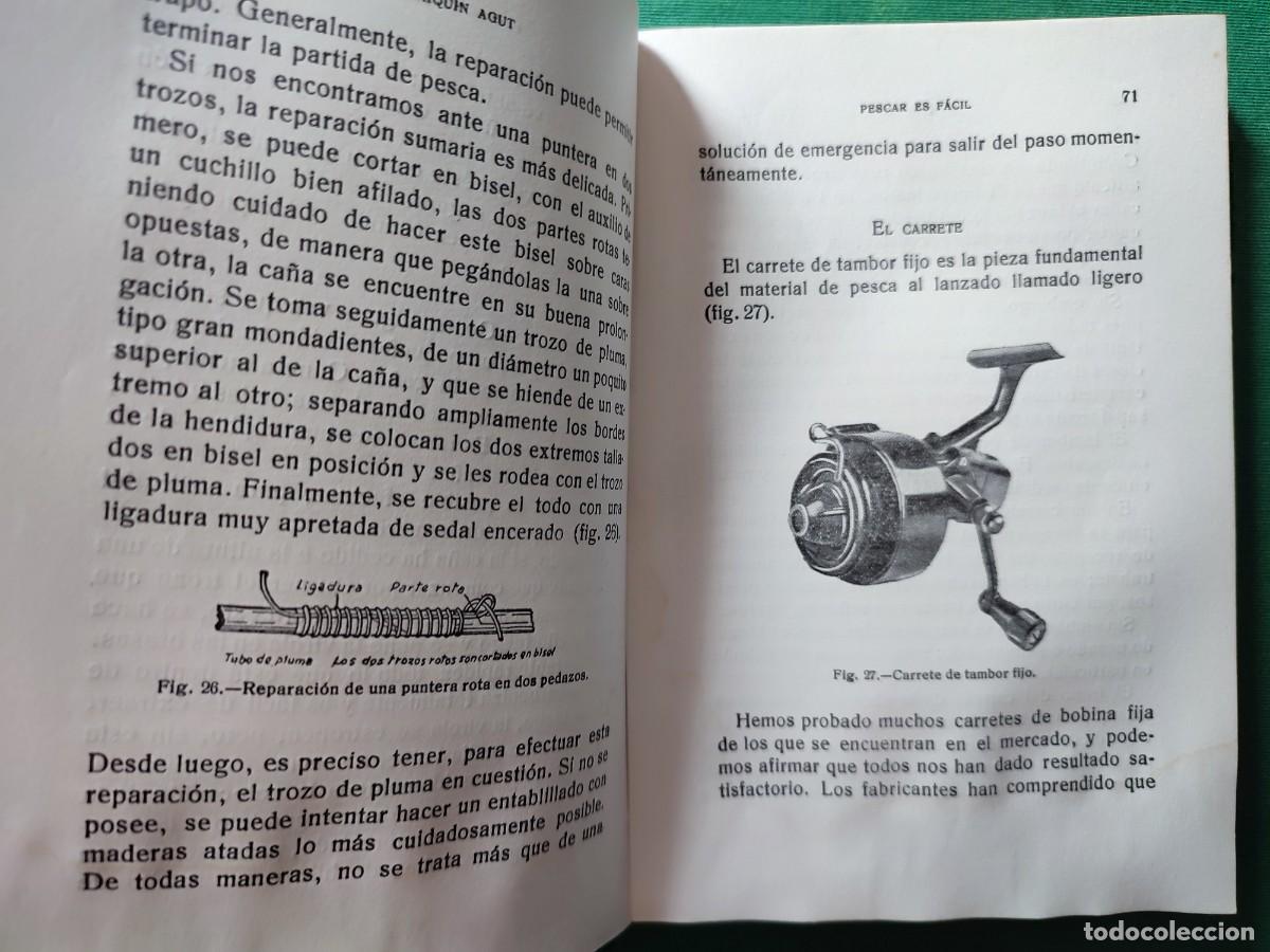 Libros de segunda mano: Pescar es Facil - Joaqu&iacute;n Agut. Editorial Sintes, 1957 - Foto 6