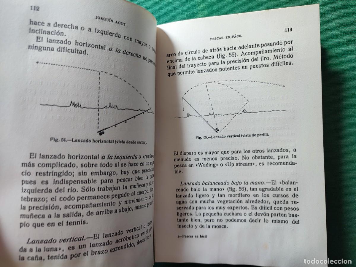 Libros de segunda mano: Pescar es Facil - Joaqu&iacute;n Agut. Editorial Sintes, 1957 - Foto 7