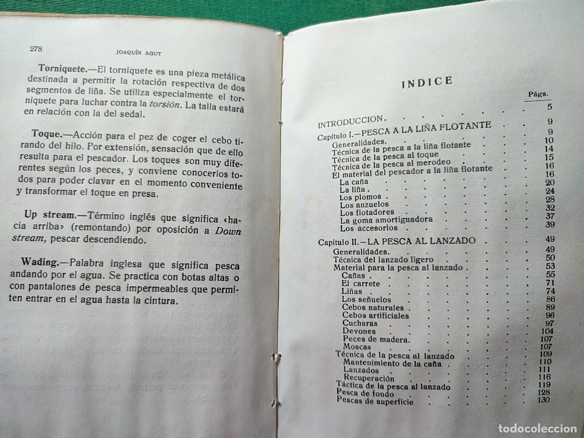 Libros de segunda mano: Pescar es Facil - Joaqu&iacute;n Agut. Editorial Sintes, 1957 - Foto 8