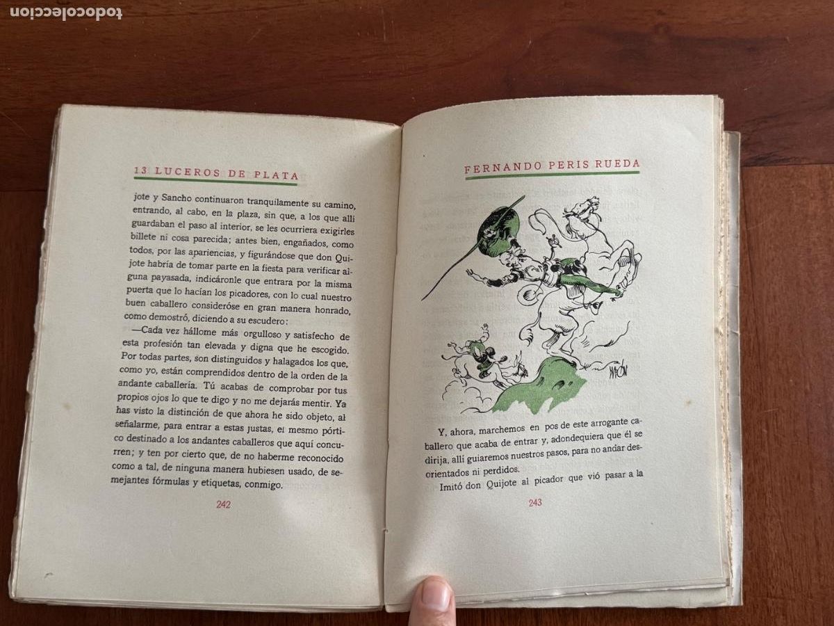 Libros de segunda mano: Fernando Peris Rueda. 13 Luceros de Plata. Ilustraciones de Dub&oacute;n. - Foto 4